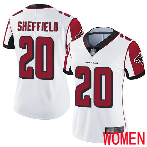 Atlanta Falcons Limited White Women Kendall Sheffield Road Jersey NFL Football 20 Vapor Untouchable